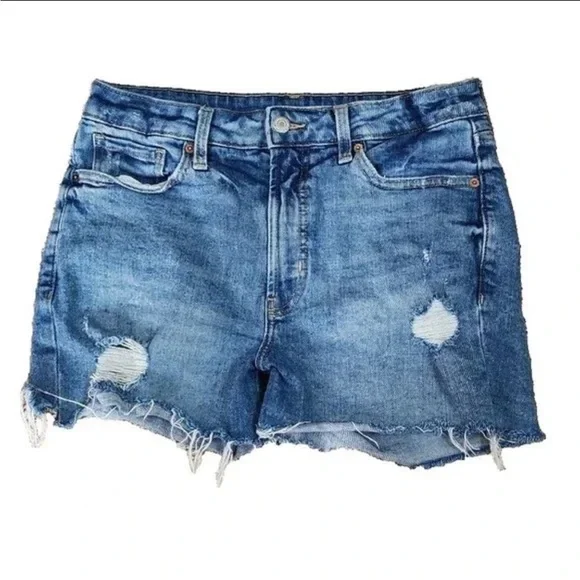 Old Navy Women's OG Short High-Rise Denim Shorts Sz 4 - Picture 1 of 9